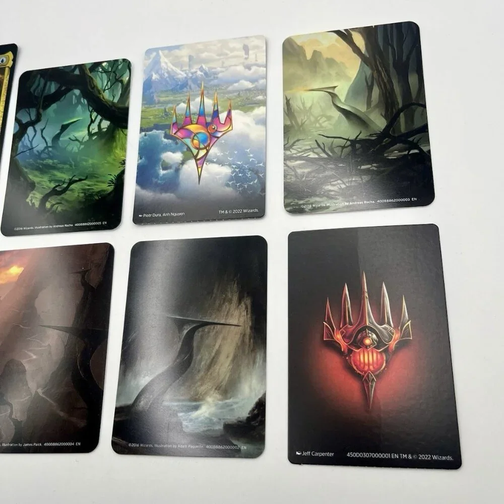 Magic The Gathering Art Cards Lot Of 8 MTG Set Booster Inserts Large Kadena MTG